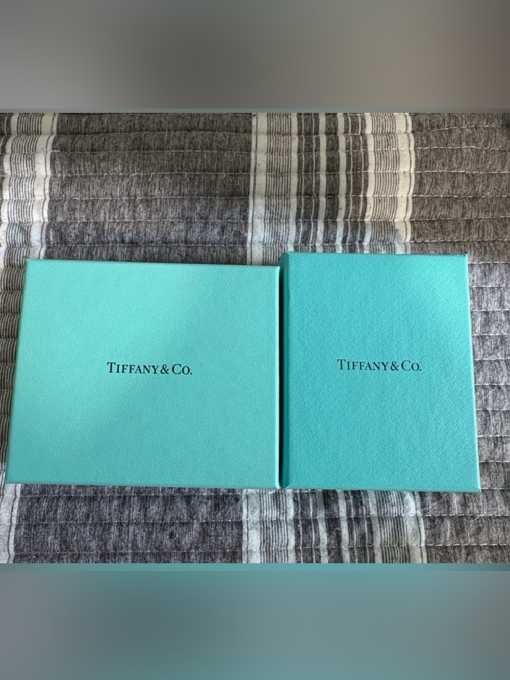 Tiffany & Co. Robin's Egg Blue Jewelry Boxes - Set of 2